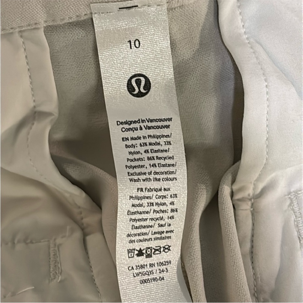 Lululemon Wide Leg High-Rise Trouser pants - Picture 8 of 10